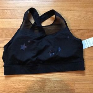 Black sports bra